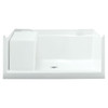 72281100-0 Shower Base 36-in L x 48-in W with Center Drain in White