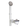 60-in x 32-in Bathtub, Walls and Door Kit, in White/Nickel with Clear Glass