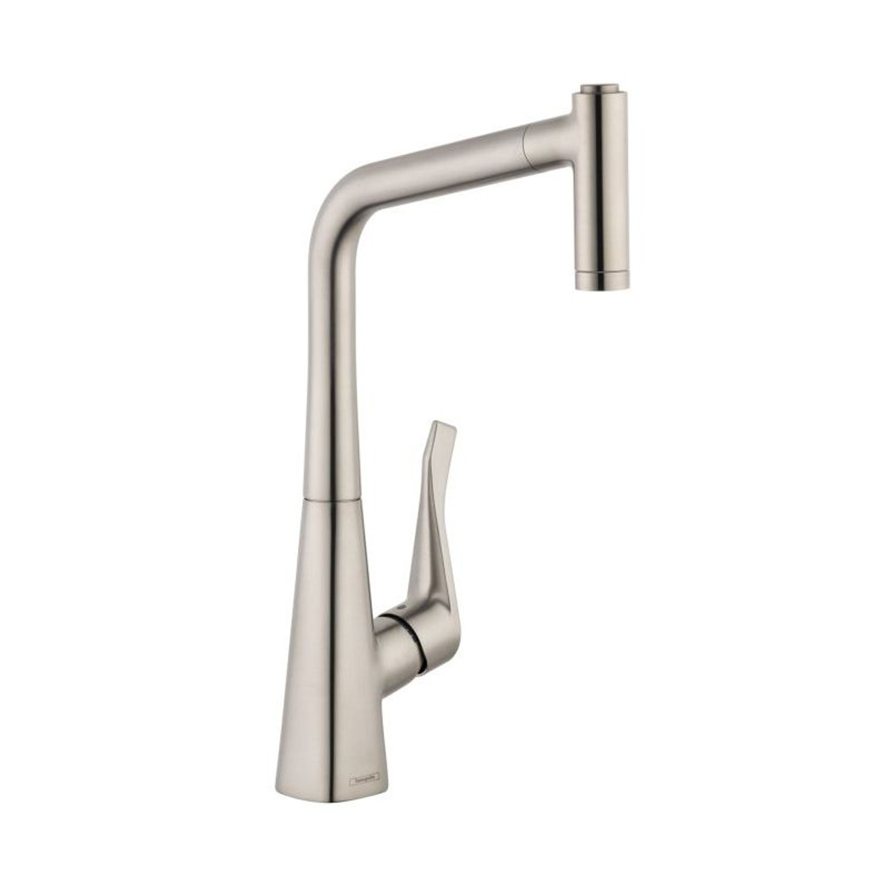 Hansgrohe Metris Pull Out Kitchen Faucet With High Arc Spout