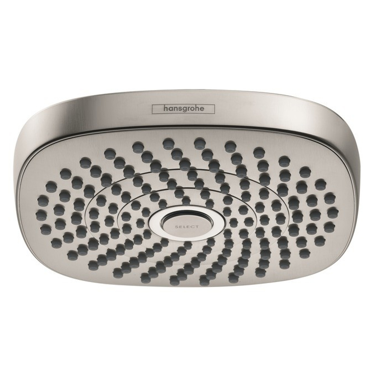 schotel Booth Geurloos Hansgrohe Croma Select E 1.8 GPM 2-Jet Showerhead 180 in Brushed Nickel  04387820 Online - Bath1.com