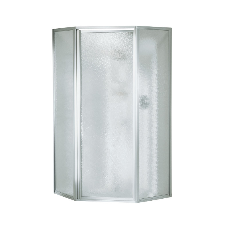 Sterling Economy Vikrell 38In X 72In Corner Shower Wall, Base, And