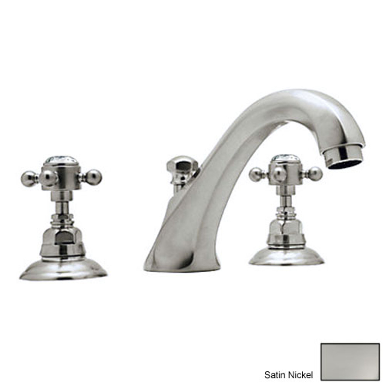 Rohl Country Bath Tub Filler Faucet in Satin Nickel A1884XCSTN Online 