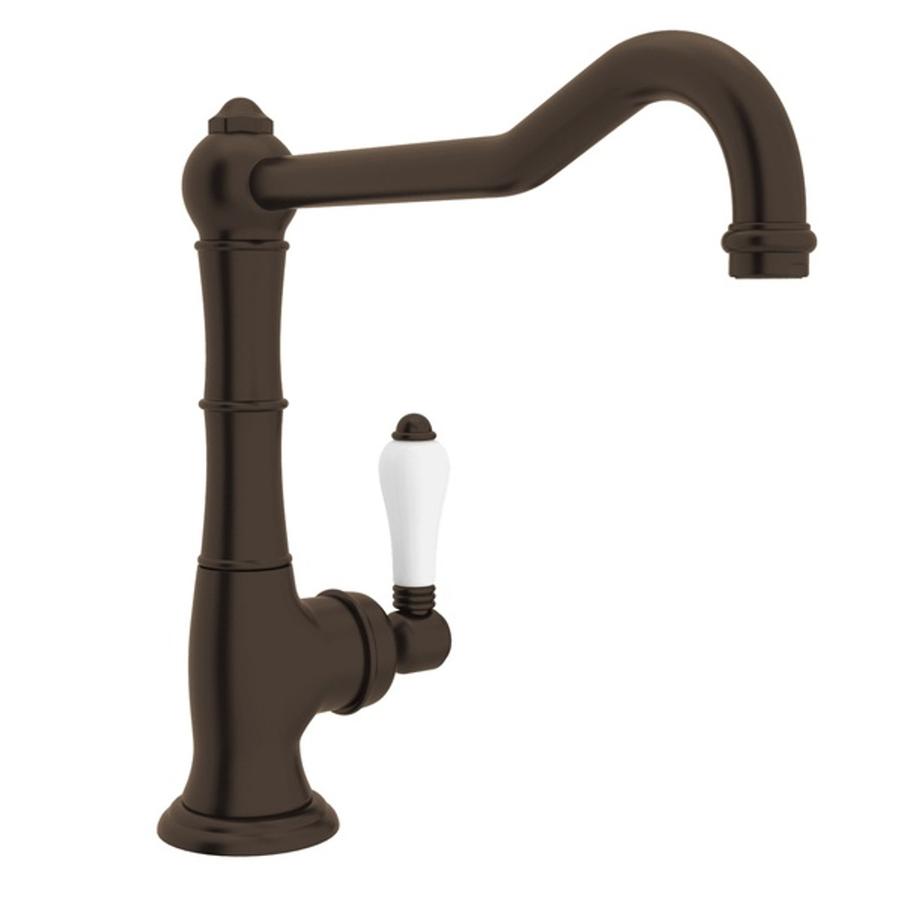 Rohl Italian Kitchen Cinquanta Kitchen Faucet With Single-Lever Handle in Tuscan  Brass A3650/11LPTCB-2 Online