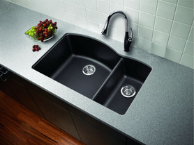 Pull Out Kitchen Faucet with Single Handle, Polished Chrome/Gray