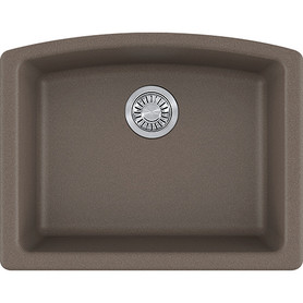 Ellipse Single-Bowl Undermount Sink In Granite Storm