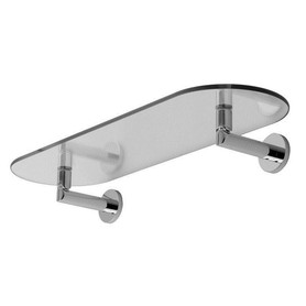 18in Tempered Shelf in Polished Chrome