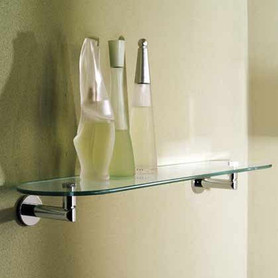 1/4in x 24in Tempered Replacement Glass Shelf
