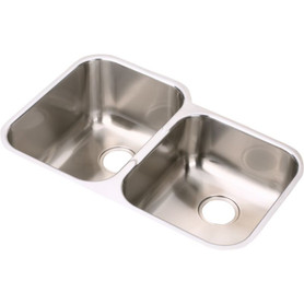 Stainless Steel Double Bowl Undermount Sink in Soft Highlighted Satin