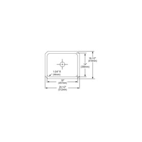ELUH1814PD Stainless Steel Single Bowl Undermount Sink Kit with Perfect Drain in Lustrous Highlighted Satin