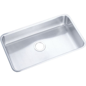 ELUHAD281645 Stainless Steel Single Bowl Undermount Sink in Lustrous Highlighted Satin