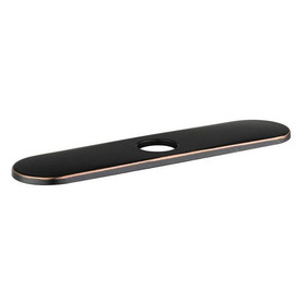 14019921 10in Escutcheon Plate for Single Hole Kitchen Faucets in Rubbed Bronze