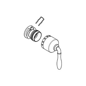 47712EN0 Seabury Lever Handle Thermostatic Handle Assembly in Brushed Nickel