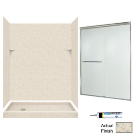 SSP326L050-M58570NR 72-in x 60-in x 32-in 5-Piece Alcove Shower Kit in Tahiti Desert