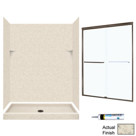 SSP3460050-M58570BC 72-in x 60-in x 34-in 5-Piece Alcove Shower Kit in Tahiti Desert