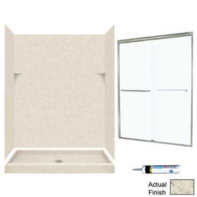 SSP3460050-M58570NC 72-in x 60-in x 34-in 5-Piece Alcove Shower Kit in Tahiti Desert