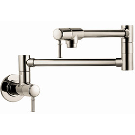 04218830 Talis C Pot Filler, Wall-Mounted, In Polished Nickel