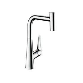 Talis Select S Prep Kitchen Faucet, 1-Spray Pull-Out, 1.75 GPM, In Chrome