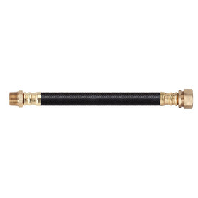 3/4 in. MIP X 5/8 in. O.D. Comp .57" ID Tube - Braided Polymer Water Heater Connector
