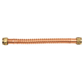 BrassCraft WB00-15N 3/4 in. FIP x 3/4 in. FIP 7/8-in OD Tube - Corrugated Copper Water Heater Connector