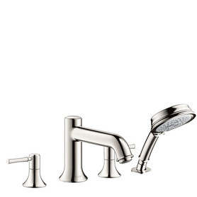 Talis C 4-Hole Roman Tub Set Trim with 1.8 GPM Handshower, In Polished Nickel
