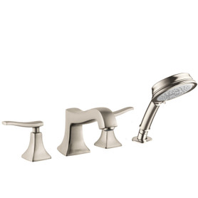 Metris C 4-Hole Roman Tub Set Trim with 1.8 GPM Handshower, In Brushed Nickel