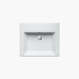 55 Series 21.65-in W x 14.57-in L Sink White