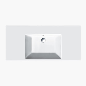 80 Series 31.5-in W x 18.9-in L Sink White