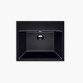 60 Series 23.62-in W x 19.69-in L Sink Black