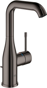 Single-Handle Bathroom Faucet, Large Size in Hard Graphite Finish