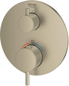 24150EN3 Atrio Single Function 2-Handle Thermostatic Trim in Brushed Nickel Infinity Finish