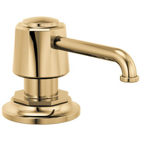 Soap/Lotion Dispenser in Polished Gold Finish