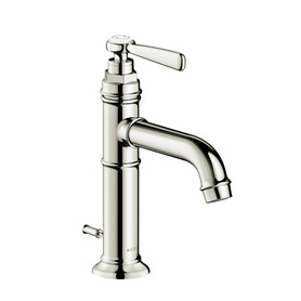 Single-Hole Faucet 100 with Pop-Up Drain in Polished Nickel