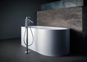 12456001 Freestanding Tub Filler Trim with Handshower in Chrome