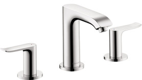 31124001 Metris Widespread Faucet 100 with Pop-Up Drain in Chrome