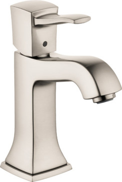 Single-Hole Faucet 110 with Pop-Up Drain in Brushed Nickel