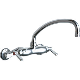 445-L9E35ABCP 1.5 GPM Pot Filler Faucet with Lever Handles and 9.5" Full Flow Swing Spout in Polished Chrome