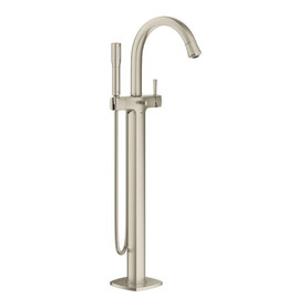 KTR-23318ENA Grandera Floor-Mounted Tub Filler with Rough-in, Brushed Nickel