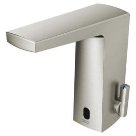 1.5 GPM DC Powered Selectronic Faucet with Above-Deck Mixing in Brushed Nickel Finish