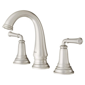 7052807.295 Widespread Faucet with Lever Handles in Brushed Nickel Finish