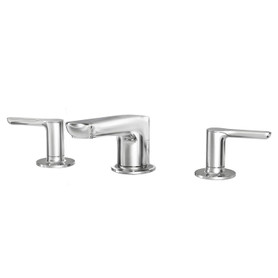 Widespread Faucet with Lever Handles in Polished Chrome Finish