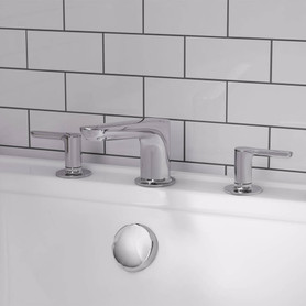 T105900.002 Roman Tub Faucet for FLASH Rough-In Valves in Polished Chrome Finish