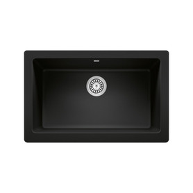 526545 Vintera 30" Super Single Apron-Front Kitchen Sink in Coal Black