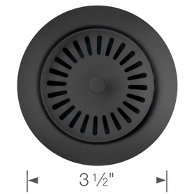 240323 Color-Coordinated Metal Basket Strainer in Anthracite
