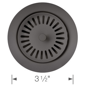 240324 Color-Coordinated Metal Basket Strainer in Cinder