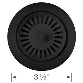 240327 Color-Coordinated Metal Basket Strainer in Coal Black