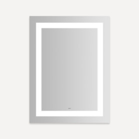 YM3040RIFPD4 Vitality 30-in x 40-in x 1-3/4-in Rectangle Lighted Mirror, Cool White