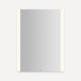 YM3040RSFPD3 Vitality 30-in x 40-in x 1-3/4-in Rectangle Lighted Mirror, Warm White