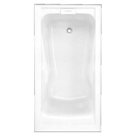 60-in x 32-in Deep Soak Acrylic Bathing Pool with Integral Apron and Right Hand Outlet