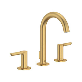 7105801.GN0 Studio S 8-inWidespread 2 Handle Bathroom Faucet 1.2 gpm and 4.5 L/min with Lever Handles, Brushed Cool Sunrise 
