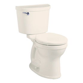 Two-Piece Right-Height Round Front 1.6 GPF Toilet with 12-in Rough-In